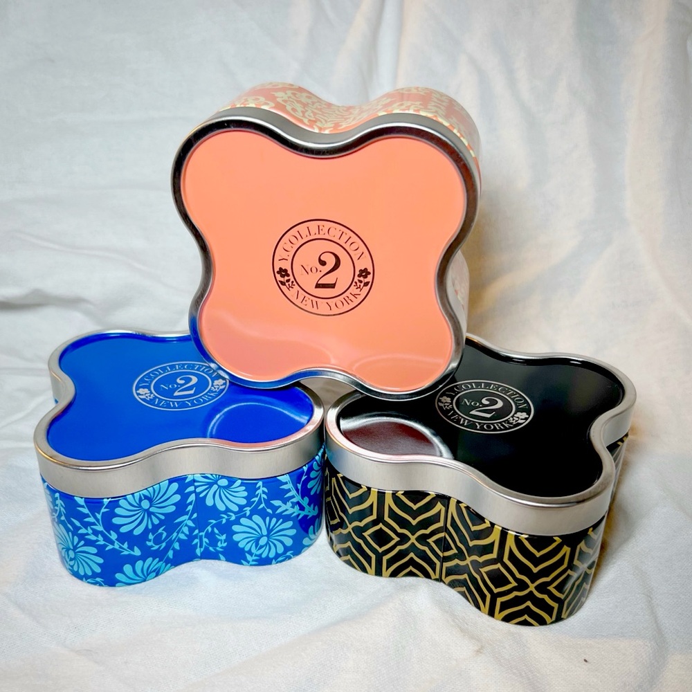 New!! Yankee Candle Y. Collection No.2 New York Perfumed Tin Quatrefoil 6.8 oz